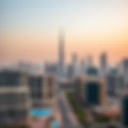 Stunning skyline of Dubai showcasing residential towers