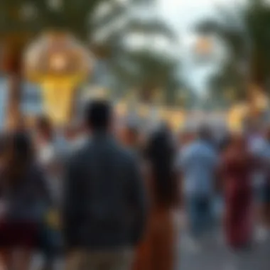 Community Spirit in Al Park A vibrant community gathering in Al Park illustrating social dynamics