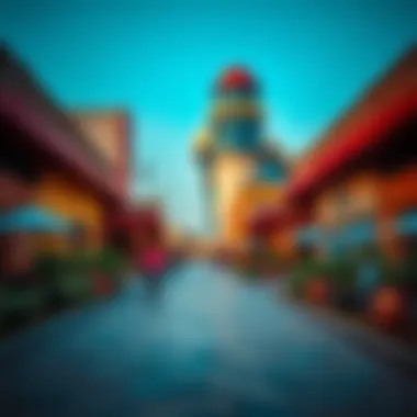 Vibrant Culture of Al Quoz Artistic representation of Al Quoz's vibrant culture