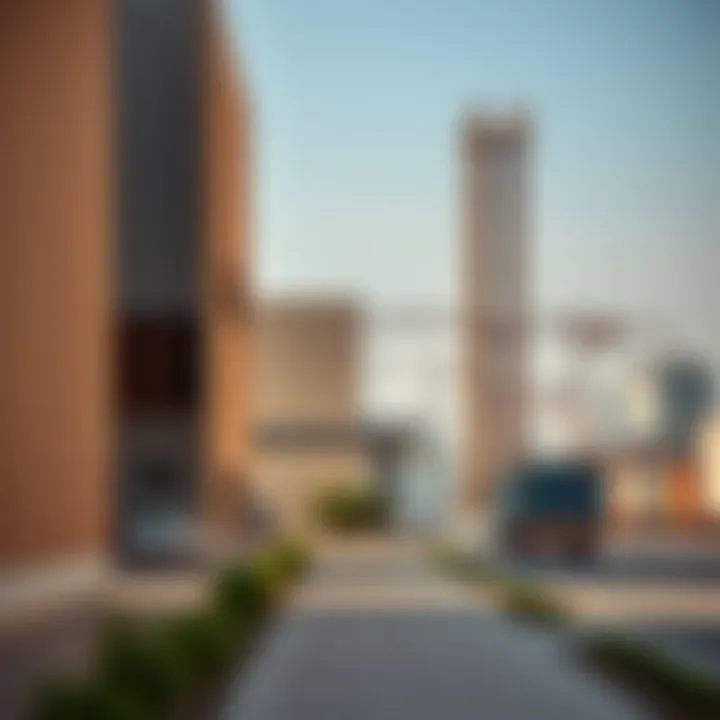 Industrial Landscape of Al Quoz Modern industrial landscape of Al Quoz