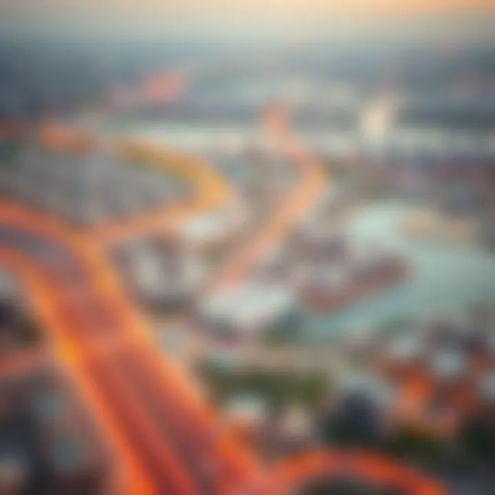 Key Real Estate Areas in Al Quoz Map of Al Quoz showcasing key real estate areas