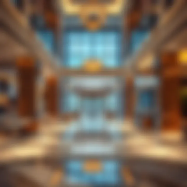 Interior design highlighting luxurious amenities and modern features