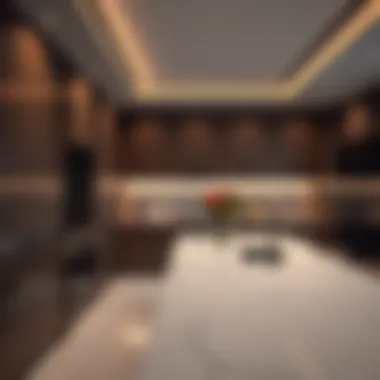 Contemporary Kitchen Design Modern kitchen layout in Azizi Riviera