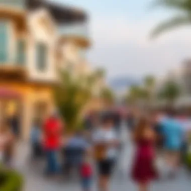 Vibrant Community Surrounding Azizi Riviera Phase 1 Vibrant community atmosphere around Azizi Riviera Phase 1 encouraging social interaction