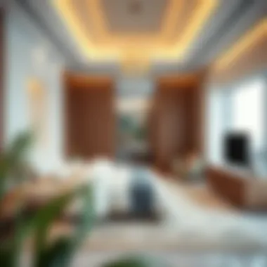 Luxurious Bedroom Space Spacious bedroom concept in Azizi Riviera