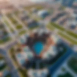 Stunning aerial view of Bloom Living showcasing architectural brilliance