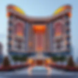 Panoramic view of Burj Azizi showcasing its architectural design