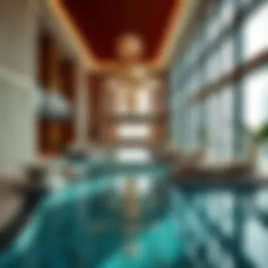 Luxurious amenities and interior of Cavalli Casa Tower