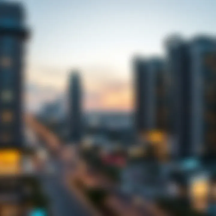 Market trends graph related to investment potential in مركز ريفيرا