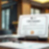 Official CID Clearance Certificate displayed on a desk