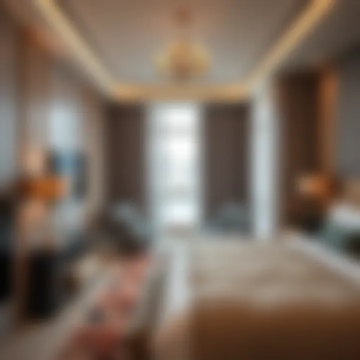 One of the exquisite guest rooms at Ciel Hotel with lavish furnishings