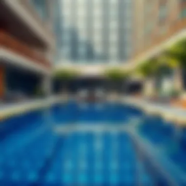 Stunning Pool Area of Citadines Metro Central View of the swimming pool at Citadines Metro Central