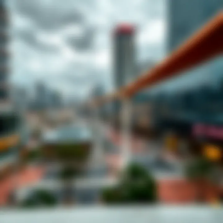 Vibrant cityscape surrounding Citadines Metro Central