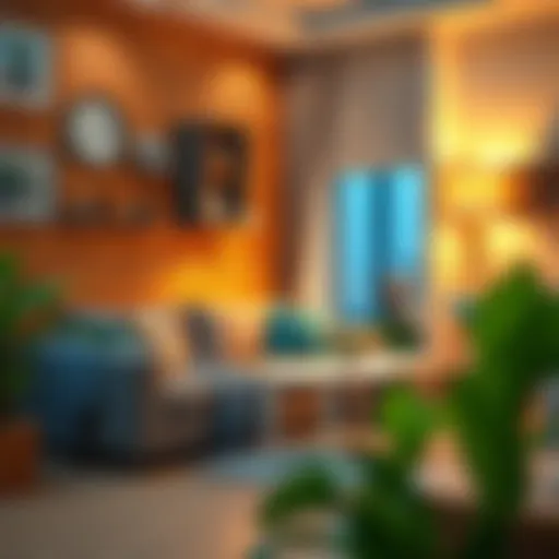 Illustration depicting various household items covered by contents insurance