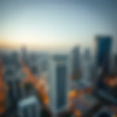 Aerial view highlighting the location advantages of Al Nahda 5