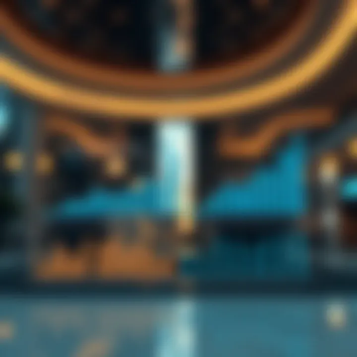 Graphic representation of equity market trends and statistics