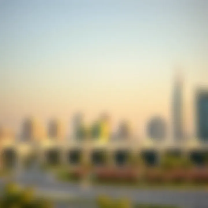 Skyline view of Abu Hel showcasing modern architecture