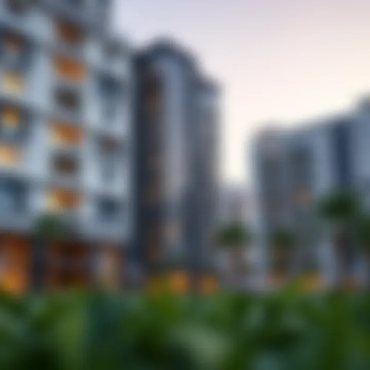 Visual representation of property management services