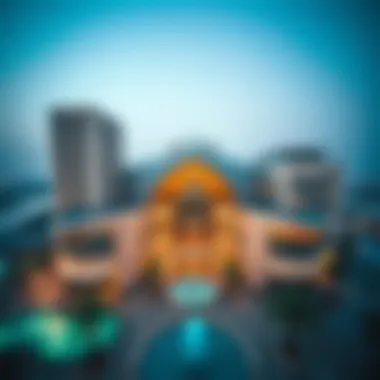 Architectural Marvel of المدينة مول القصيص Aerial view of المدينة مول القصيص showcasing its architectural design