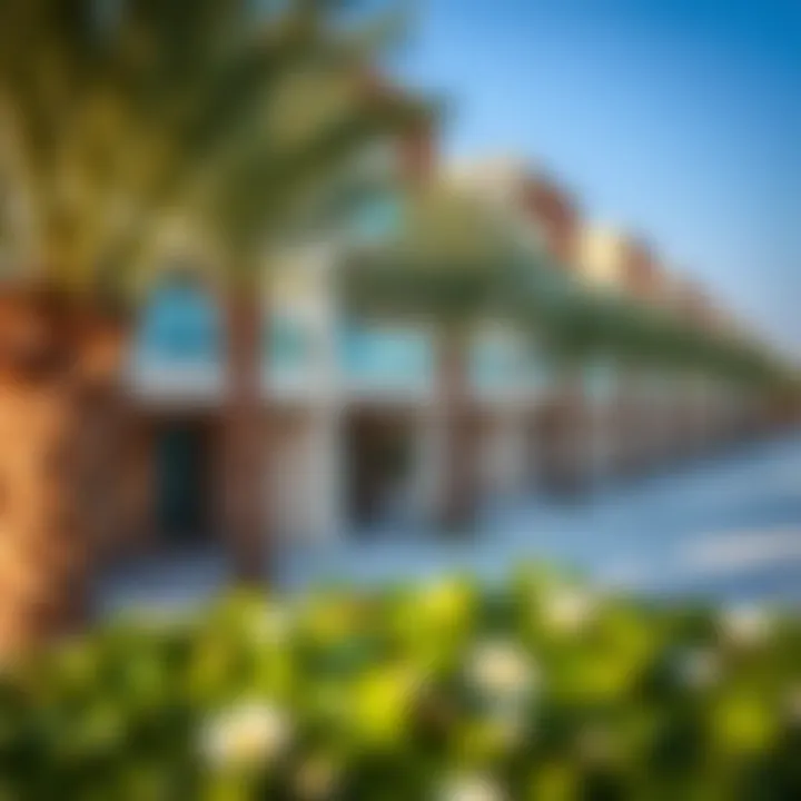 Modern Living in Al Shaab Village Residential area in Al Shaab Village with modern amenities and lush landscaping.