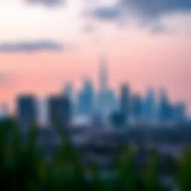 A vibrant Dubai skyline highlighting Azizi Company’s projects