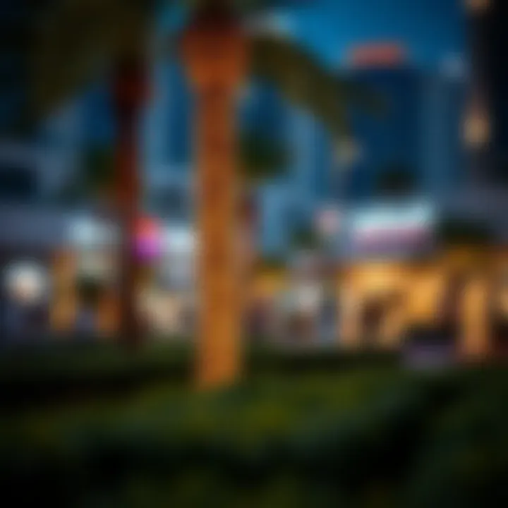 Amenities available in Bur Dubai including parks and shopping areas