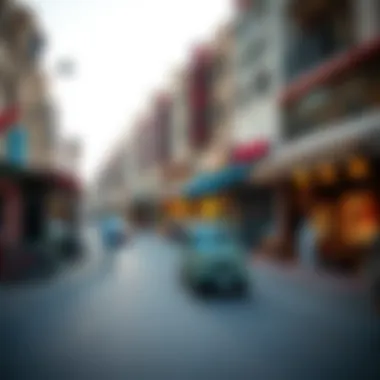 Cultural Vibes of Bur Dubai Vibrant street scene in Bur Dubai showcasing local culture