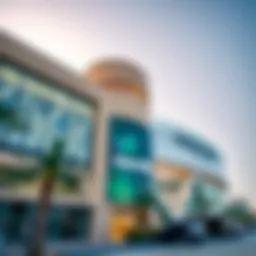 Exterior view of Damac Mall showcasing its architectural brilliance