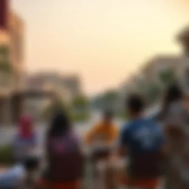 Vibrant community atmosphere in Dubai Investment Park