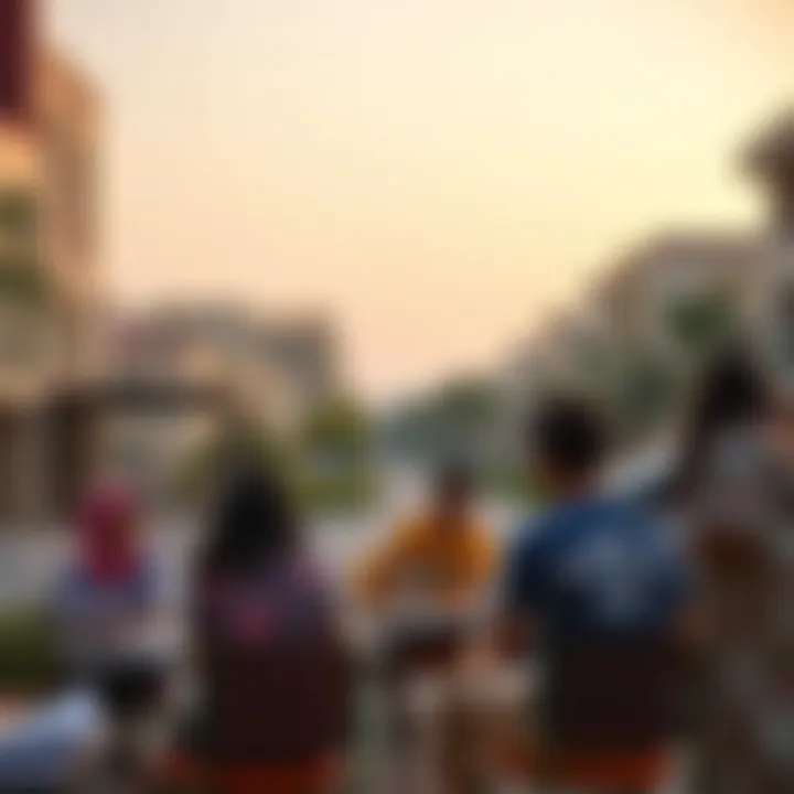 Vibrant community atmosphere in Dubai Investment Park