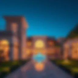 Elegant architectural design of La Quinta villas