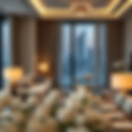 Luxurious Living Space Luxurious apartment interior at Marriott Executive Apartments in Dubai