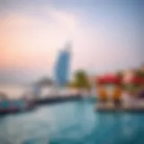 A panoramic view of Meraas La Mer showcasing the serene waterfront and vibrant beachfront activities