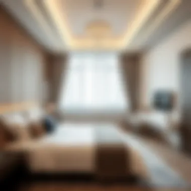 Modern room interior in Al Karama rental accommodation