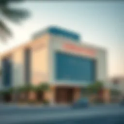 Exterior view of the Al Manara Center