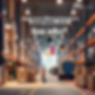 Infographic illustrating the supply chain efficiency improvements due to DXB MDC