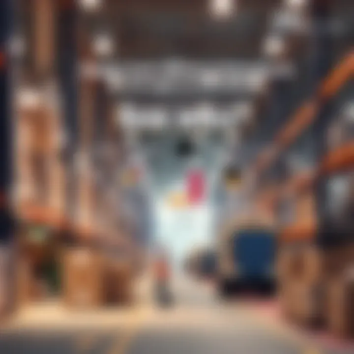 Infographic illustrating the supply chain efficiency improvements due to DXB MDC