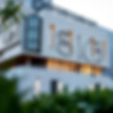 Exterior view of the Siraj Building showcasing its modern design