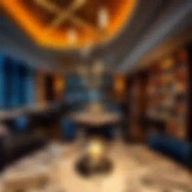 Elegant dining setting that highlights gourmet offerings and ambiance