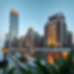 Stunning architectural view of Urbana Emaar