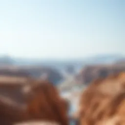 Breathtaking view of Wadi Al Shabak's unique landscape