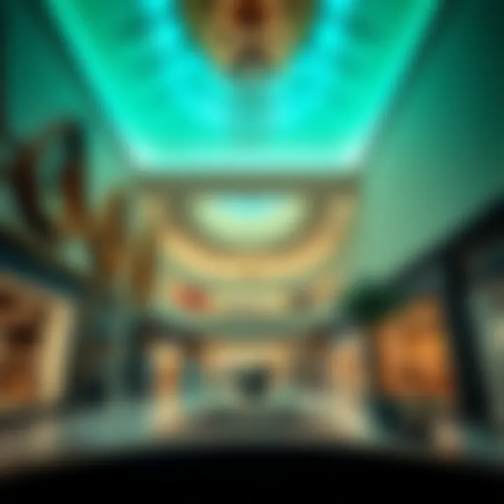 Interior of Fotouh Alkhair Mall featuring unique design elements