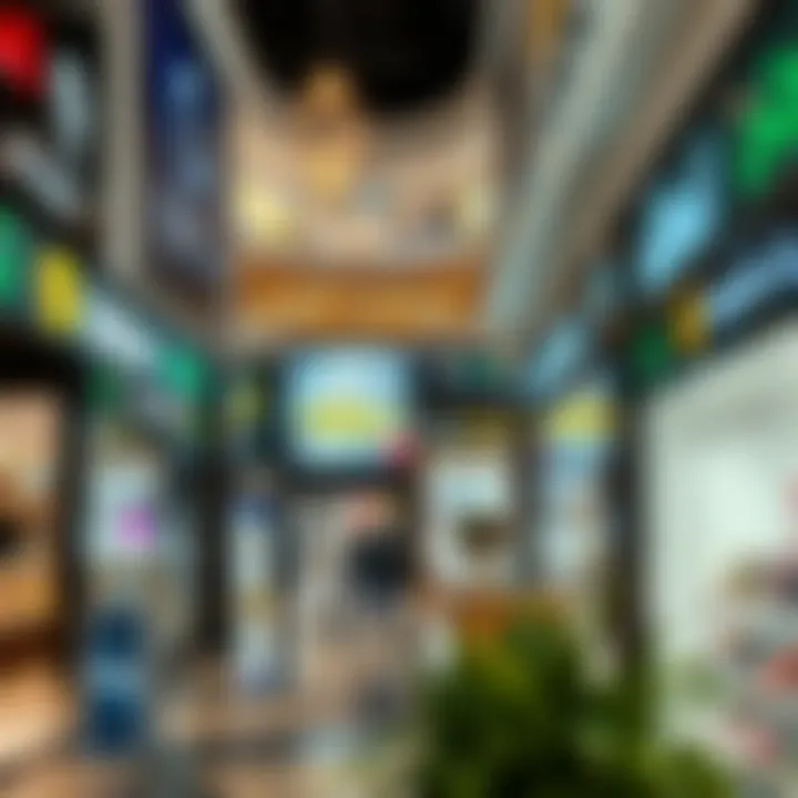 Diverse retail shops within Fotouh Alkhair Mall