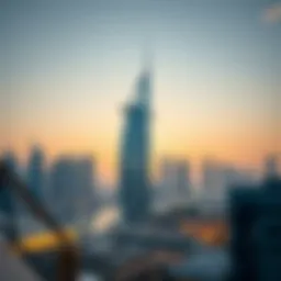 Stunning skyline view featuring the HassaniCor building amidst Dubai's architectural landscape