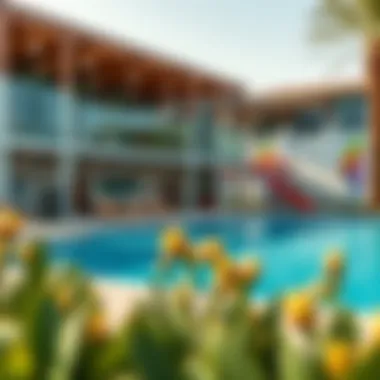 Images of recreational facilities within Dubai Hills Estate, illustrating a vibrant community lifestyle