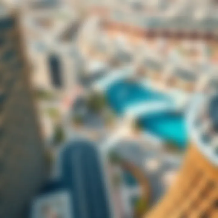 Aerial view of Expo Valley showcasing its modern architecture
