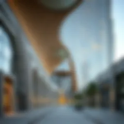 Architectural marvel of Pantheon Boulevard showcasing modern design