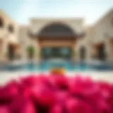 Luxurious private poolside retreat in a Dubai hotel