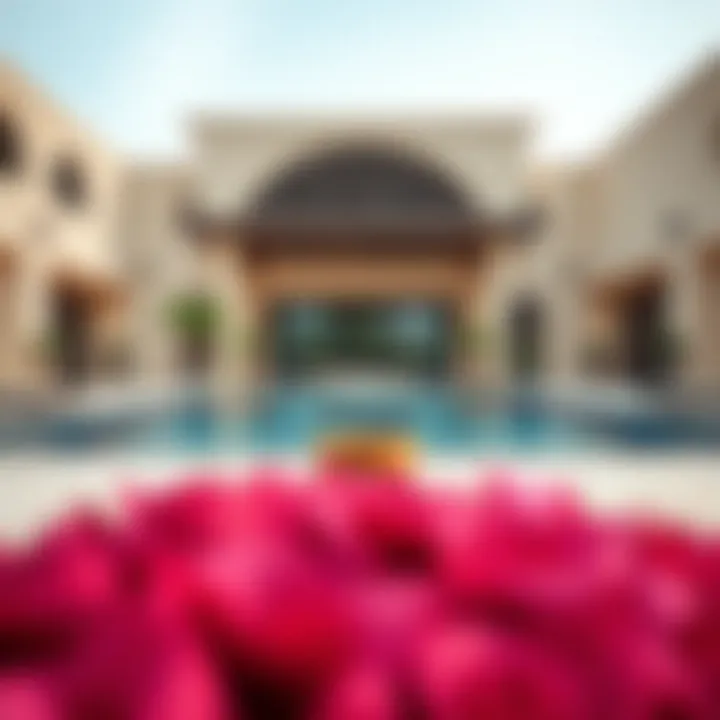 Luxurious private poolside retreat in a Dubai hotel