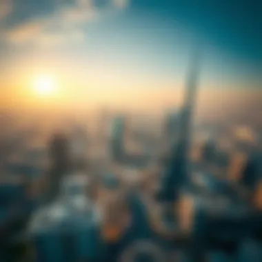 Aerial view of Dubai highlighting property investment opportunities